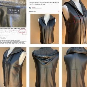 A used damaged Yeohlee leather vest , best offer, I was scammed by a posher :(